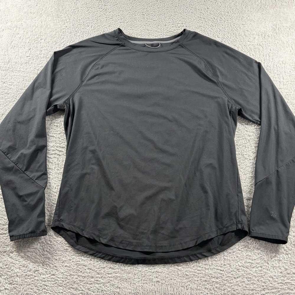 All in Motion Layering Training Shirt Base Layer‎ Mens Large Thumb Holes Black